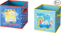 Idea Nuova Cocomelon Set of Two Spacious Collapsible Storage Cubes, 10"x10"
