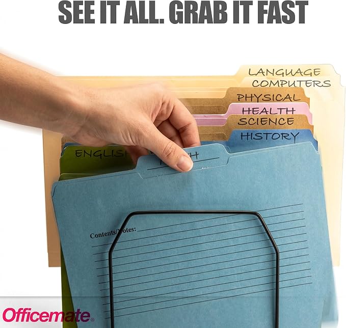 Officemate Large Incline 8 Compartment Wire Caddy, Black, 8.5 x 10.375 x 12.625 Inches (Pack of 6)