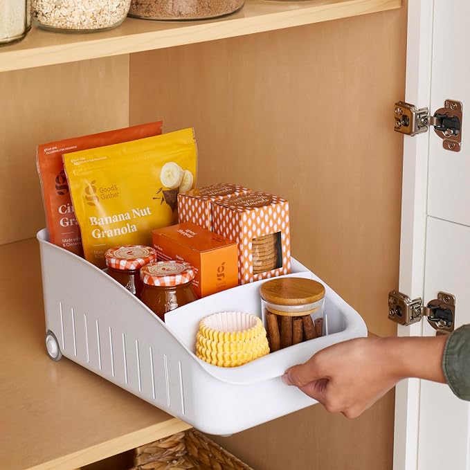 YouCopia RollOut Pantry Drawer 8", Kitchen Storage Caddy, Pantry Organizer