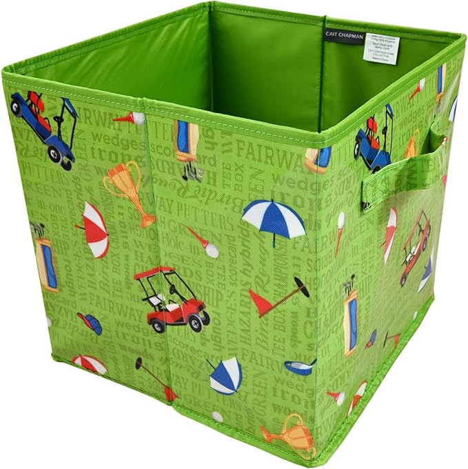 Passion for Golf Collection 11"x11"x11" Storage Bin