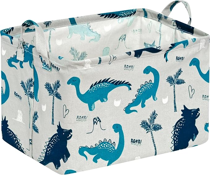 Baby Waterproof Storage Basket Toys Organizer Nursery Bins for Women Kids Hamper for Organizing Home/Dorm/Kitchen/Pet/Office/Closet/Shelf/Room Decor
