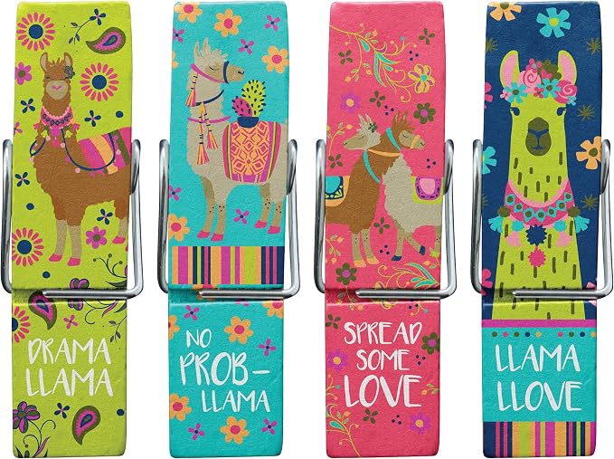 Karma Gifts Chip Clips, Llama