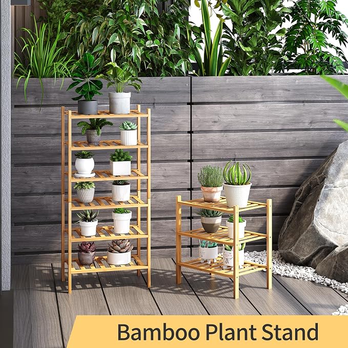 3-Tier Small Shoe Rack for Entryway, Stackable | Heavy Duty | Multi-Function, Bamboo Free Standing Shoe Racks for Bedroom Hallway Closet