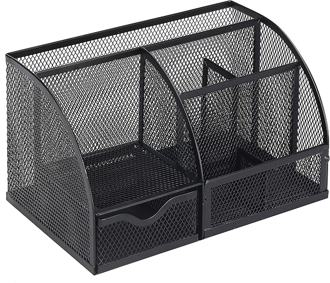 Mr. Pen- Mesh Desk Organizer, Black, Pen Holders Organizers | Desk Pencil Organizer, Pen Holder, Pencil Holder