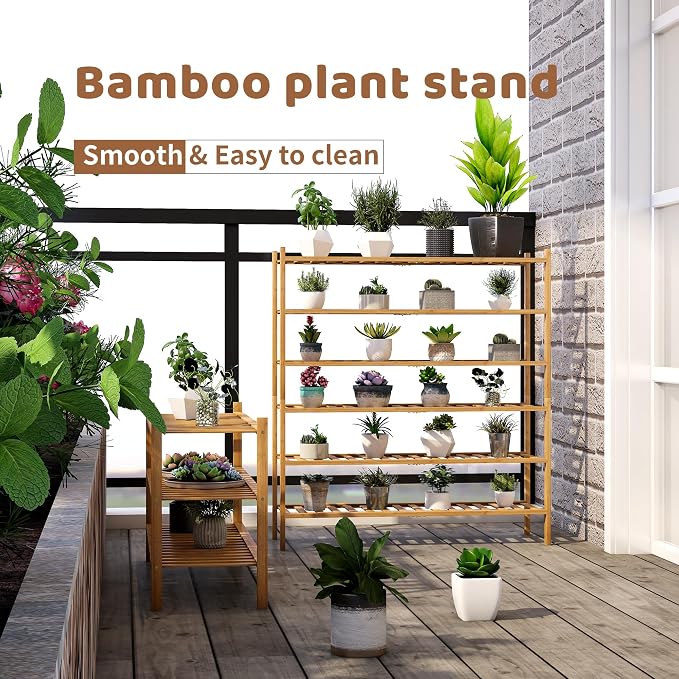 Bamboo Shoe Rack Stackable Shoe Shelf Storage Organizer for Unit Entryway Hallway and Closet Sturdy Freestanding Shoe Shelf(3L Tier Natural)