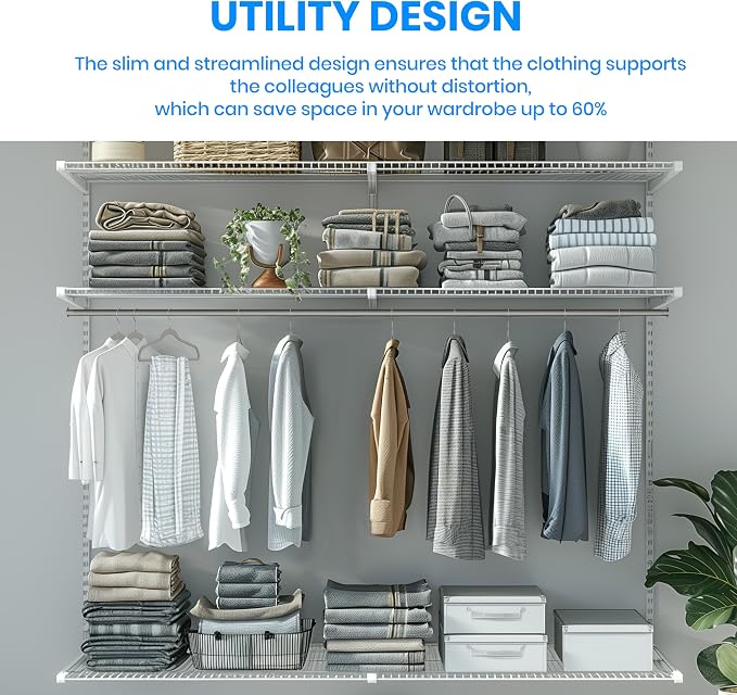 Simple Deluxe Velvet Hangers 50 Pack, Non-Slip Clothes Hangers with Shoulder Notches, 360° Swivel Hooks, Heavy Duty Coat Suit Hangers for Closet Space Saving, Grey