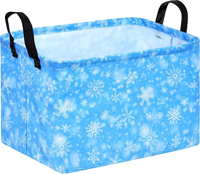 MAIZMZ Girls Storage Basket Kids Gift Storage Bins Foldable Closet Organizer Cube Baby Nursery Hamper Waterproof Clothes Toy Bin Book Shelf Party Decor