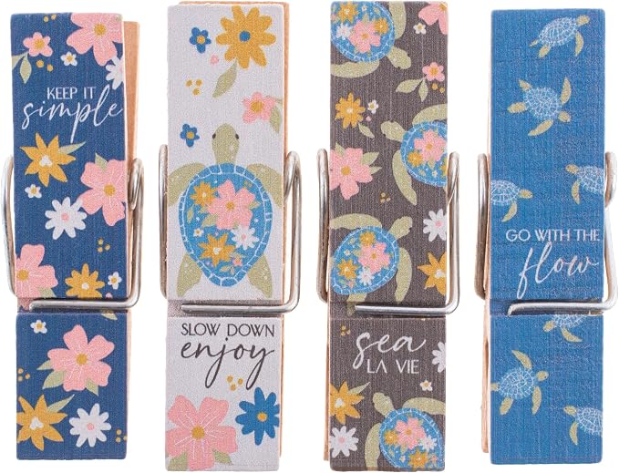 Karma Gifts Chip Clips, Sea Turtle