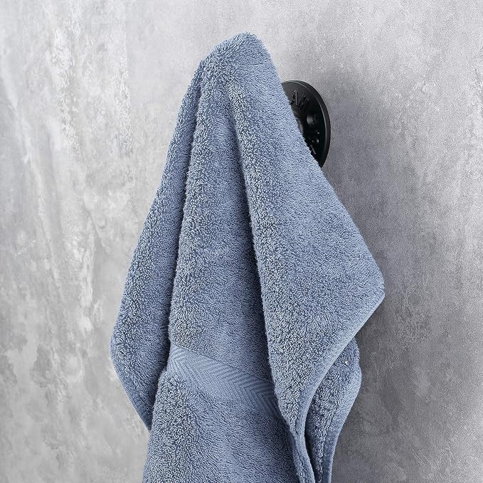 3 Pack Industrial Style Robe Towel Hook Wall Mounted Metal Iron Pipe Coat Hanger Hat Holder Bag Rack for Bathroom Bedroom Kitchen, Rust Free, Black