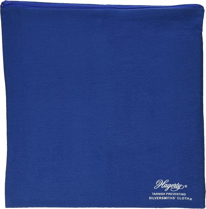 Hagerty Silver Keeper Holloware Bag - Silver Storage Anti Tarnish Bag, 9" x 12", for Silver Flatware, Made In USA, Kosher Certified - 9x12" Blue Bag (1 Count)